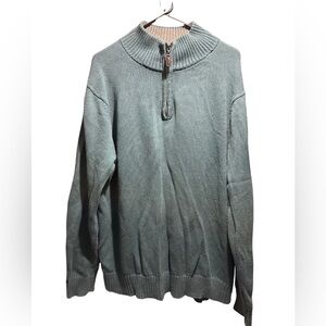 L.L. Bean Men's Sage Zip-Up Sweater
